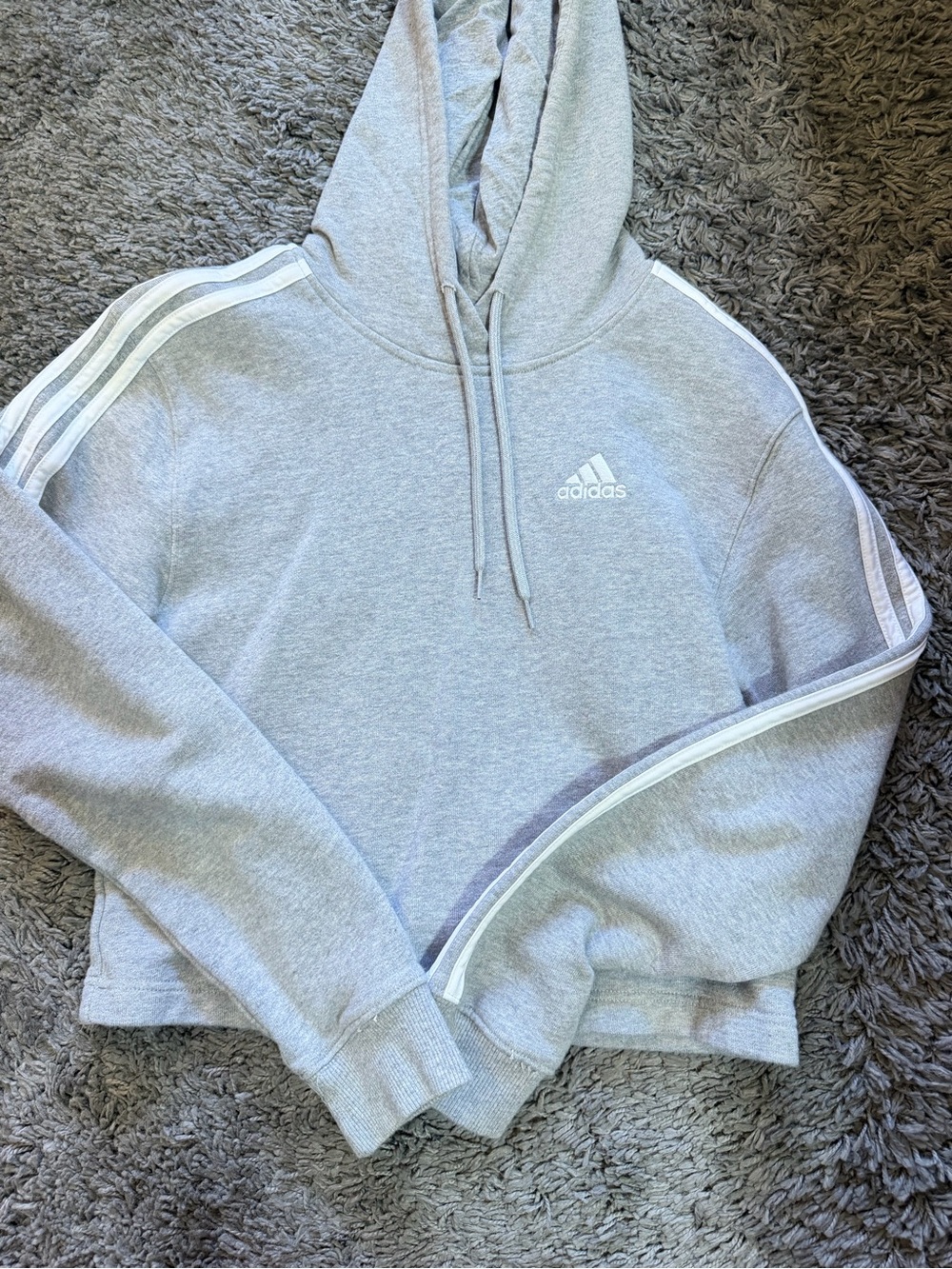 adidas Heather Gray Tracksuit Set